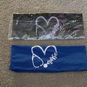 Nurse Headband with Heart Design- includes two
